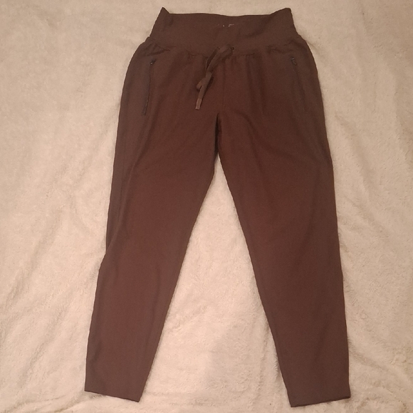 Old Navy Active Brown High-Rise Joggers - Picture 1 of 6